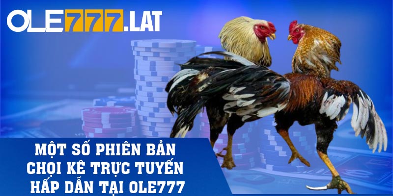 Một số phiên bản chọi kê trực tuyến hấp dẫn tại Ole777