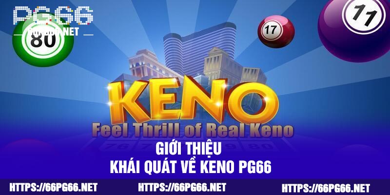 Giới thiệu khái quát về Keno PG66